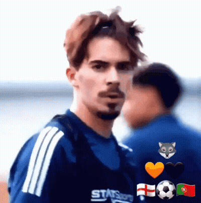 Man In Blue Shirt Saying Statssport GIF