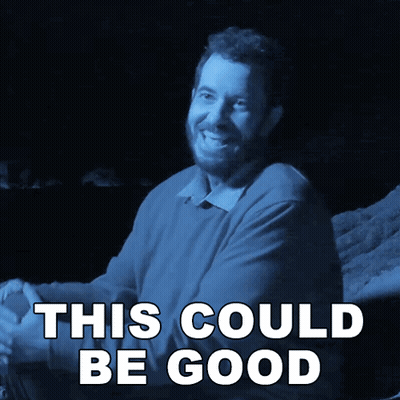 Man In Blue Shirt Saying This Could Be Good GIF