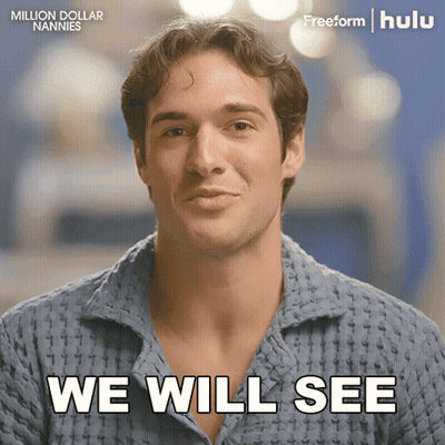 Man In Blue Shirt Saying We Will See GIF