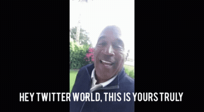 Man In Blue Shirt Says Awkward GIF
