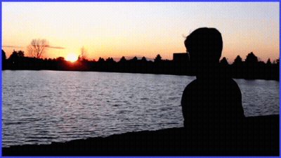 Man In Blue Shirt Says Don't Try This At Home GIF