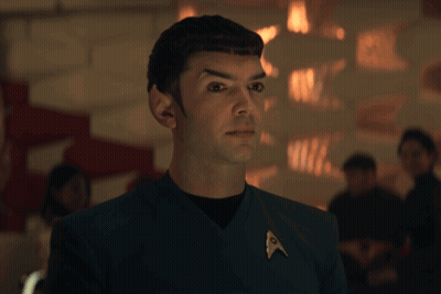 Man In Blue Shirt Says Fascinating GIF