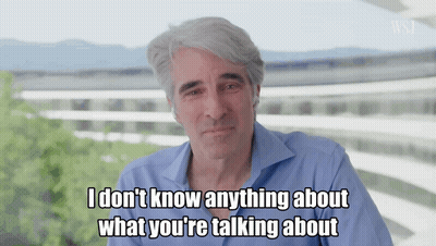 Man In Blue Shirt Says I Don't Know GIF
