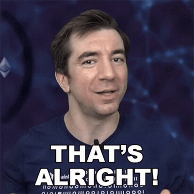 Man In Blue Shirt Says Its Alright GIF