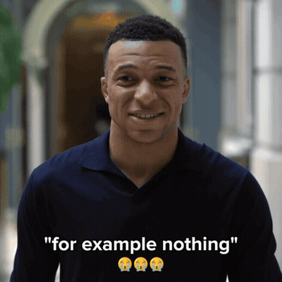 Man In Blue Shirt Smiling For Example Nothing GIF