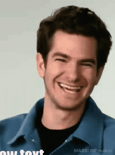 Man In Blue Shirt Smiling Mars GIF Maker GIF