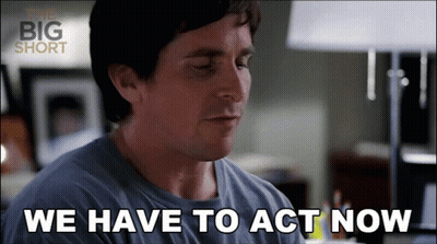 Man In Blue Shirt With Arms Outstretched GIF