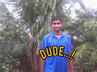 Man In Blue Shirt With Dude GIF