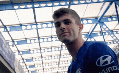 Man In Blue Shirt With Hyundai On Sleeve GIF
