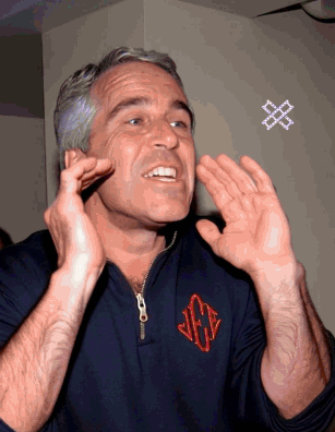 Man In Blue Shirt With Monogram GIF