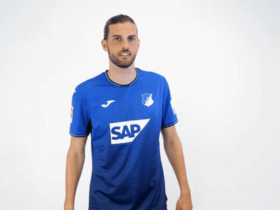 Man In Blue Shirt With Number 11 GIF