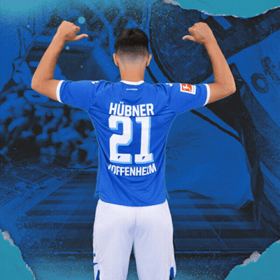 Man In Blue Shirt With Number 21 GIF