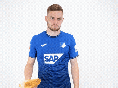 Man In Blue Shirt With Sap GIF