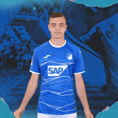 Man In Blue Shirt With SAP GIF