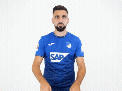 Man In Blue Shirt With Sap GIF