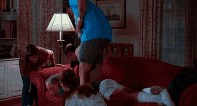 Man In Blue Shirt With UCSD GIF