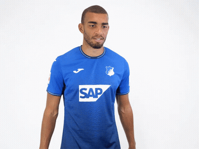 Man In Blue Shirt With Word Sap GIF