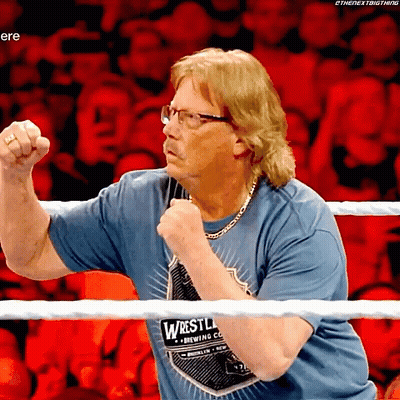 Man In Blue Shirt Wrestle Brewing GIF
