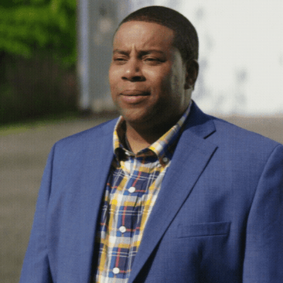 Man In Blue Suit And Plaid Shirt GIF