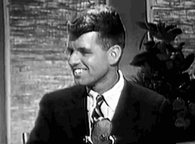 Man In Blue Suit And Tie GIF