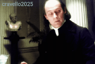 Man In Blue Suit Close Up GIF