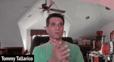Man In Blue Suit Saying Don't Act So Innocent GIF