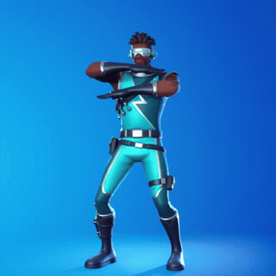Man In Blue Superhero Costume Standing GIF