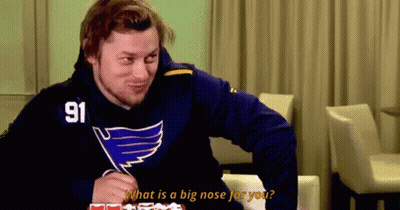 Man In Blue Sweatshirt Number 91 Talking GIF