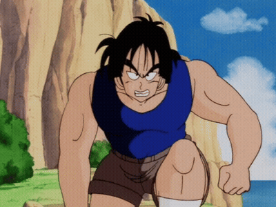 Man In Blue Tank Top And Shorts Running GIF