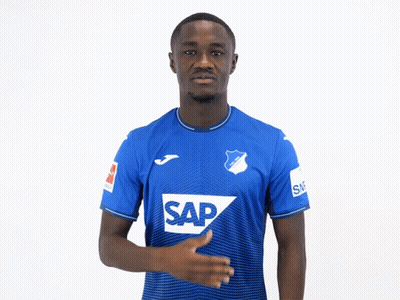 Man In Blue TSG 1899 Shirt GIF