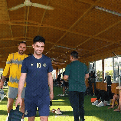 Man In Blue V10 Shirt GIF
