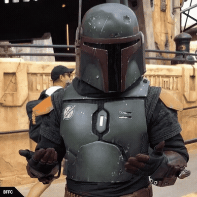 Man In Boba Fett Costume Giving Thumbs Up GIF