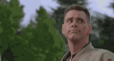 Man In Bomber Jacket Looking Up At Sky GIF