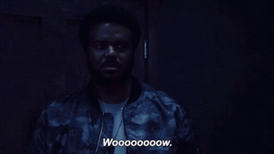 Man In Bomber Jacket Standing GIF