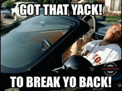 Man In Boston Red Sox Jersey Driving Car GIF