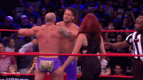 Man In Boston Strong Style Trunks Hugging Woman GIF