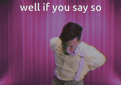 Man In Bow Tie And Suspenders GIF