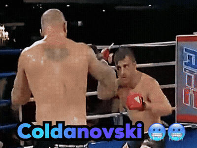Man In Boxing Ring Coldanovski GIF