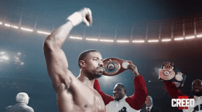 Man In Boxing Ring Creed 2 GIF
