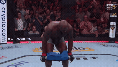 Man In Boxing Ring Crypto.com Sign GIF
