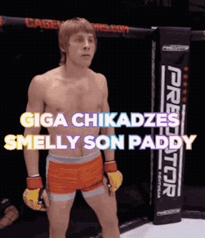 Man In Boxing Ring Giga Chikadzes Smelly Son Paddy GIF