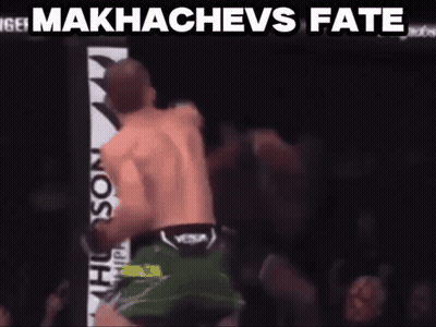 Man In Boxing Ring Makhachevs Fate GIF