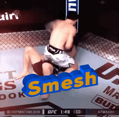 Man In Boxing Ring Saying Uh Oh Umar Is Rizzing You Up Again GIF
