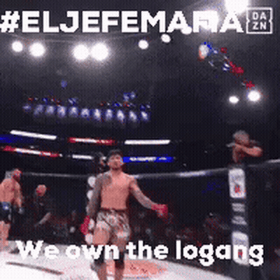 Man In Boxing Ring We Own The Logans GIF
