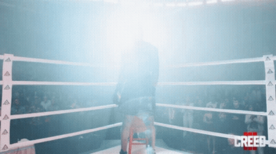 Man In Boxing Ring With Creed GIF