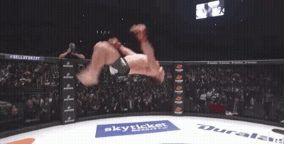 Man In Boxing Ring With Duralast Logo GIF