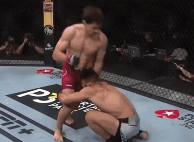 Man In Boxing Ring With P3 PA Sign On Mat GIF