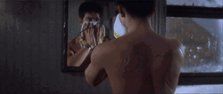 Man In Broken Side Mirror GIF
