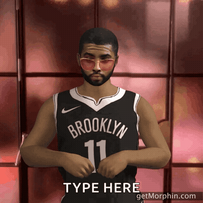 Man In Brooklyn Jersey Standing In Front Of Red Wall GIF