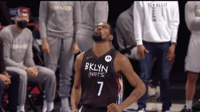 Man In Brooklyn Nets Jersey Dancing GIF